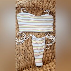 Tavik Striped Bikini Set xsmall